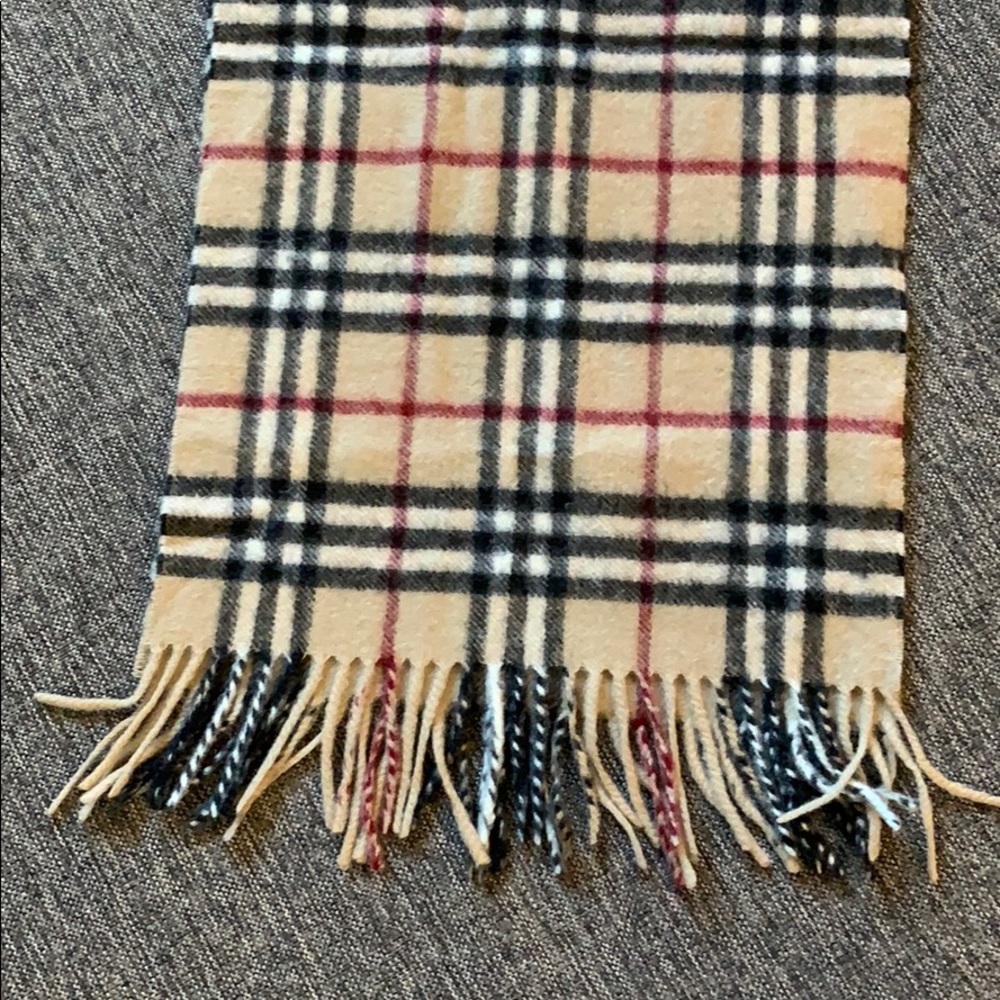 Burberry Tan Wool Cashmere Classic Plaid Check - Picture 2 of 4